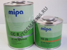 MIPA/МИПА Лак 2К HS Klarklak CC8 Премиум 1л+отв HS25 0.5л