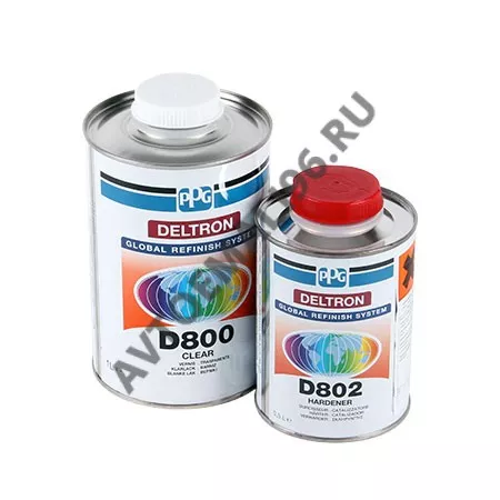 PPG Лак Deltron D800 MS 1л+0,5отв D802
