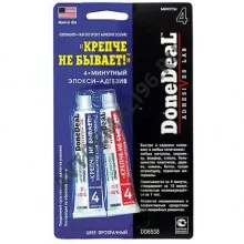 DONEDEAL 6538 Клей эпоксидный КРЕПЧЕ НЕ БЫВАЕТ прозрачный 2*21,3