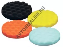 OTRIX/ОТРИКС Круг полировальный Velcro 150мм*25мм рифленая Черный мягкий