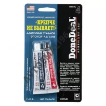 DONEDEAL 6540 Клей эпоксидный КРЕПЧЕ НЕ БЫВАЕТ стальной 2*28,4