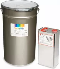 Грунт-эмаль ПУ 80 Ral 9005 Черный Янтарь 1кг+отвердитель