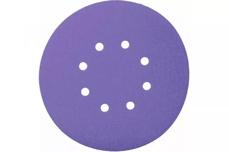 SANDWOX/САНДВОКС 328 Круг Purple 125мм Р600 8 отв фиолетовый
