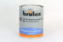 BRULEX/БРЮЛЕКС Грунт-наполнитель NON-STOP Fullprimer темн-серый (мокрый по мокрому) 2К 1л+0,25отв
