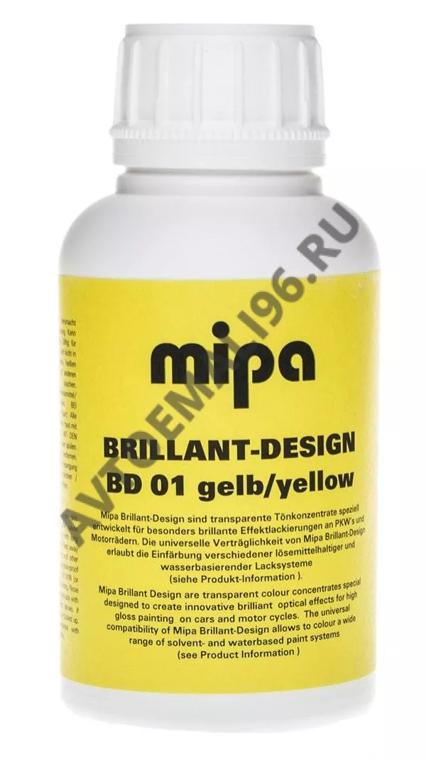 MIPA/МИПА Краска Кэнди бриллиант эффект BD 01 желтый 0,5л 222500001