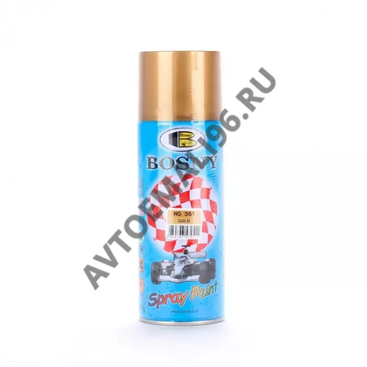 BOSNY/БОСНИ Краска №351 золотистый  аэрозоль 0,4л
