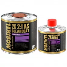 MOBIHEL/МОБИХЕЛ Лак 2К HS Anti Scratch бесцветный комплект (0,5л+отв8800 0,25) 47155201