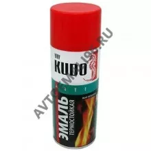 KUDO/КУДО 5005 Аэрозоль термостойкая 600*С Красная 520мл KU-5005