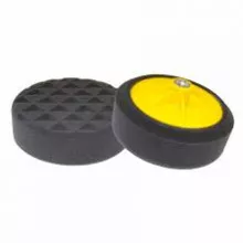 H7 Круг полировальный Trio Shine Protect  на резьбе М14 черный мягкий рельефный 180x25мм 242104