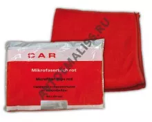 CARFIT/КАРФИТ Салфетка полировальная из микрофибры Красная 40*40см 8-803-0002