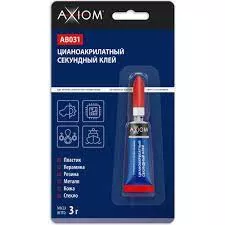 AXIOM/АКСИОМ Цианоакрилатный секундный клей 3гр AB031