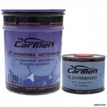 CARMEN/КАРМЕН Автоэмаль  2К БОГДАН RAL 1023 0.8л + отв 0,4л акрил