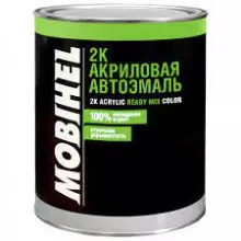 MOBIHEL/МОБИХЕЛ Автоэмаль 601 Черный 2К акрил 0,75 без отвердителя