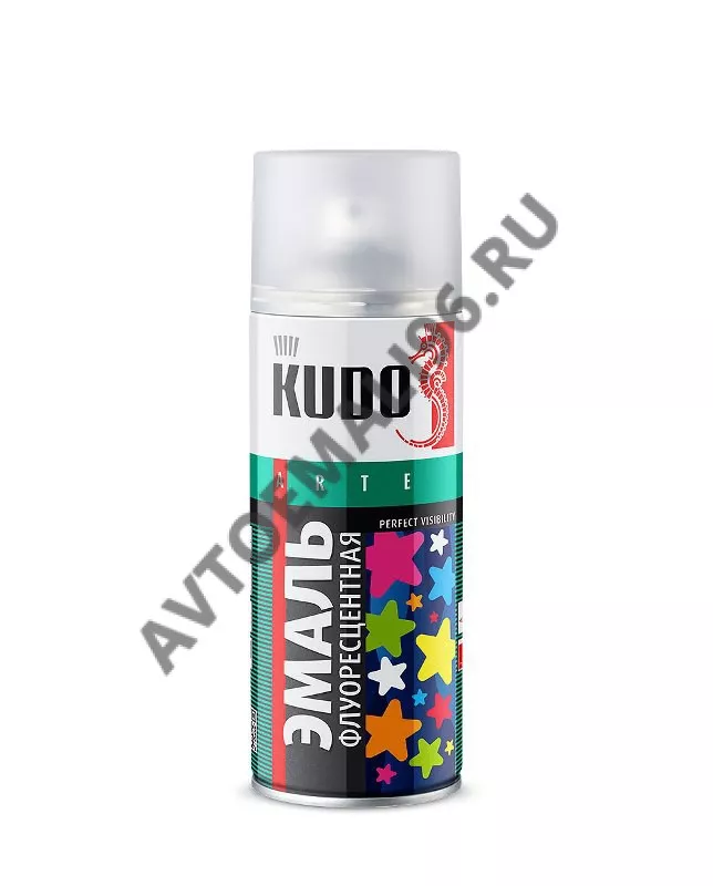 KUDO/КУДО 1204 Аэрозоль Флуоресцентная Лимонно-желтая 520мл