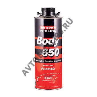 BODY/БОДИ Антигравий 650 черный евробалон 1л