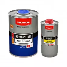 NOVOL/НОВОЛ Лак акриловый 2+1 HS 580 1л+0.5л (5120) 38043/38081