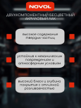 NOVOL/НОВОЛ Лак акриловый 2+1 VHS 520  (1л+0.5л-5110) бесцветный
