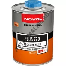 NOVOL/НОВОЛ Смола полиэфирная 1кг PLUS 720 +отв 50г 36112