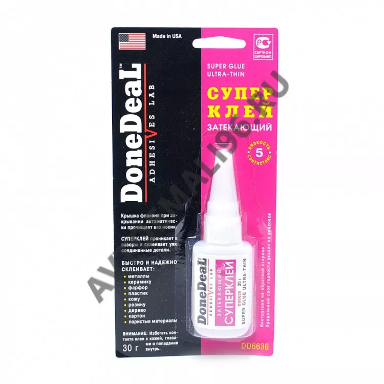 DONEDEAL 6636 клей "Супер" затекающий 30г