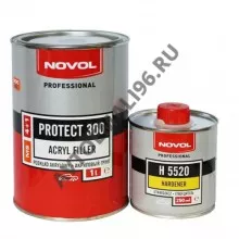 NOVOL/НОВОЛ Грунт акрил 4+1 MS PROTECT 300 серый 1л+отв 0.25л (5520) 37011