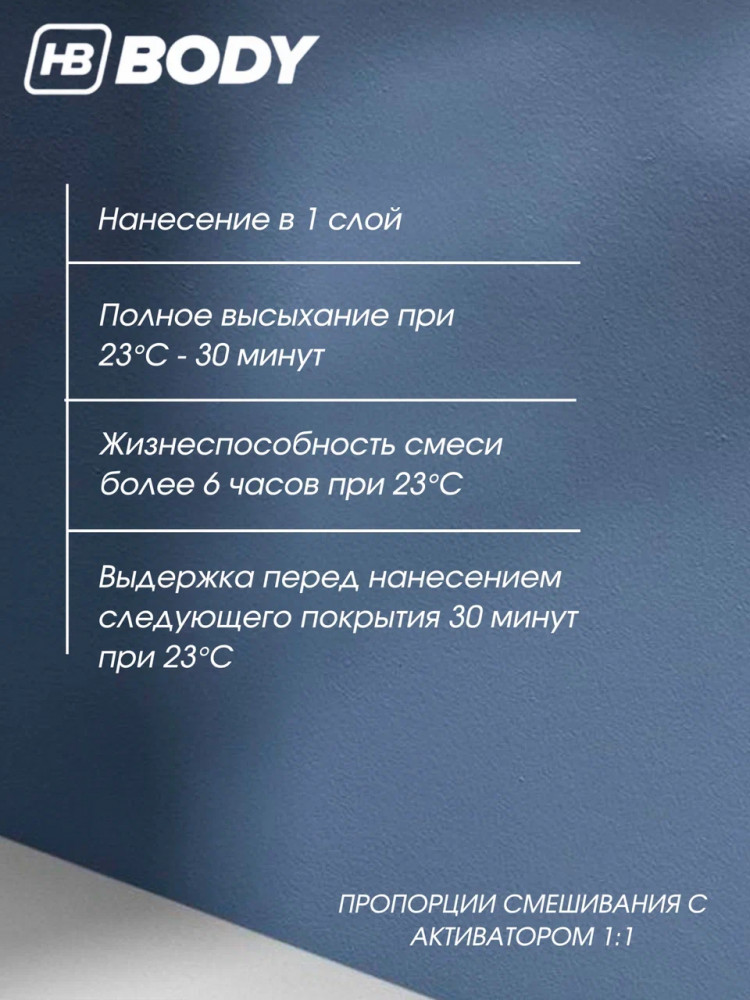 BODY/БОДИ Грунт 960 антикоррозийный реактивный 1+1л (731)