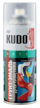KUDO/КУДО Грунт-эмаль для пластика Графит 520мл а/э 6004 (RAL7021)