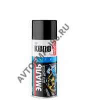 KUDO/КУДО 5203 Эмаль для дисков Черная 520мл KU-5203