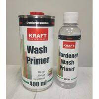 KRAFT/КРАФТ Грунт кислотный Wash Primer 2+1 0,4+0,2л 024001