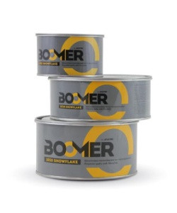 BOOMER Шпатлевка полиэфирная со стекловолокном 2К 1,8кг 1050/SNOWFLAKE