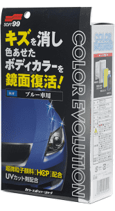 SOFT99 Полироль цветовосстанавливающая Color Evolution для синих авто 100мл 00504 Япония