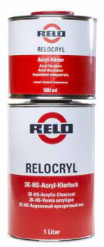 RELO/РЕЛО Лак HS 2K Acryl Klarlack 1л+0,5л (комплект)