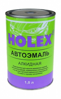 HOLEX/ХОЛЕКС Автоэмаль 9003 алкидная белая 1л 96138