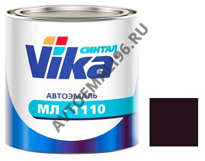 VIKA/ВИКА Автоэмаль 601 Черная МЛ-1110 0,8л