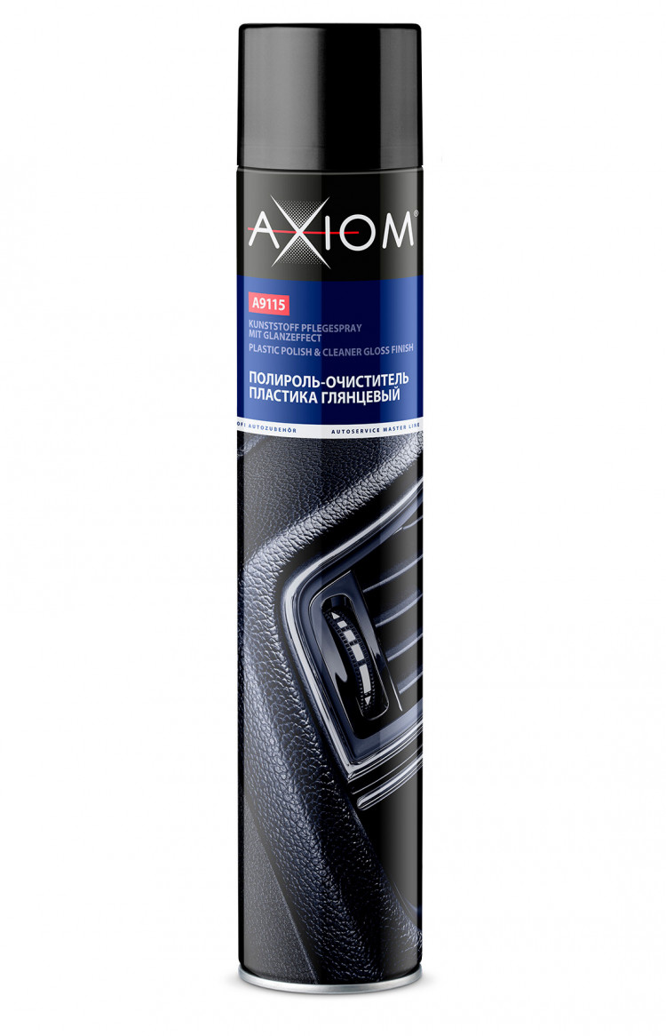 AXIOM/АКСИОМ Полироль очиститель пластика глянцевый "Ваниль" а/э 1000мл А9115.2