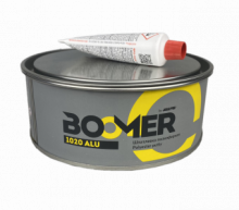 BOOMER Шпатлевка с алюминиевым порошком 2 К ALU 1кг B-1020