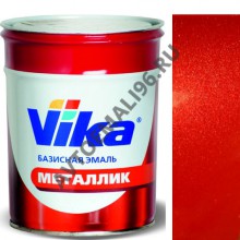 VIKA/ВИКА Автоэмаль 8036 База Ярко-красная металлик 0,9