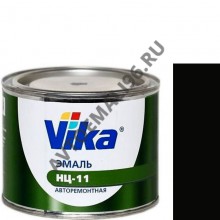 VIKA/ВИКА Автоэмаль НЦ 11 Черная 0,4л
