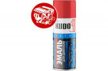 KUDO/КУДО 5134 Эмаль для двигателя красная 520мл