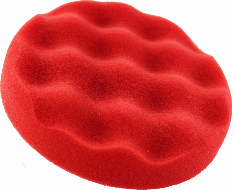 H7 Круг полировальный UFO Soft Cut на липучке красный рельефный мягкий 100х30 мм 893366