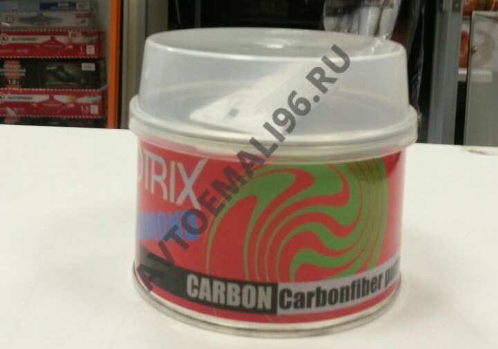 OTRIX/ОТРИКС Шпатлевка DIAMOND CARBON FIBER 0,5кг черн