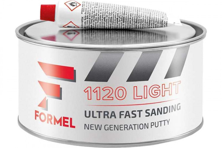 FORMEL/ФОРМЭЛ Шпатлевка FM-1120 полиэфирная универсальная сверхлегкая, 200 мл  (1120)