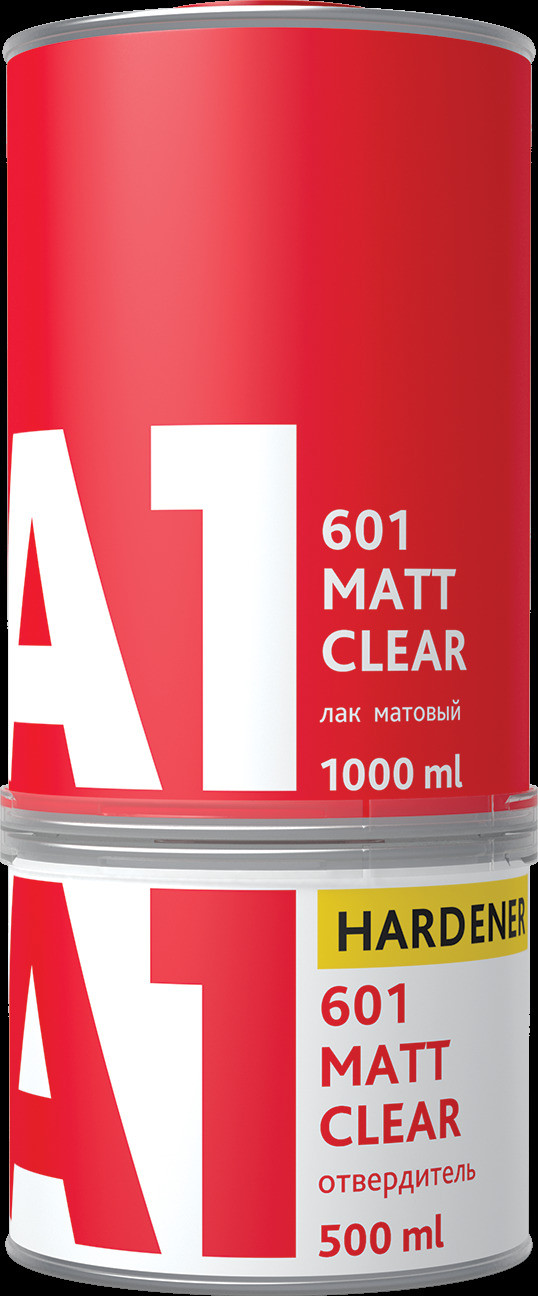 A1 Лак матовый MATT CLEAR 1000+500мл