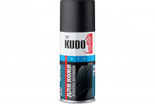 KUDO/КУДО 5271М Краска для кожи Черная матовая 210мл