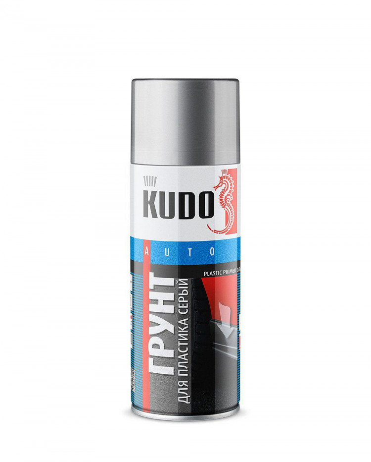 KUDO/КУДО 6020 Грунт по пластику Серый 520мл