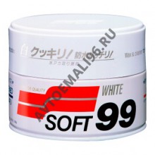SOFT99 Полироль для кузова защитный мягкого типа для светлых авто Wax 350гр 00020