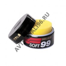 SOFT99 Полироль для кузова защитный мягкого типа для темных авто Wax 300гр 00010/10140
