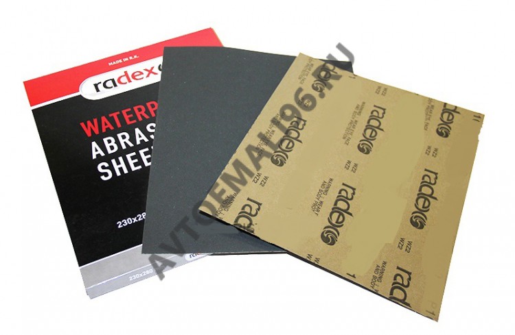 RADEX Наждачная бумага Водостойкая Р600