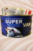 SUPER VAN Шпатлевка универсальная, полиэфирная 1л