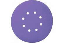 SANDWOX/САНДВОКС Круг Purple 125мм Р1500 8 отв фиолетовый