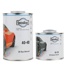 BASLAC/БАСЛАК Лак 40-40 HS 2:1 универсальный 1л+0,5 отверд 50-20